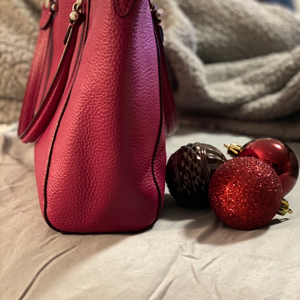 Coach pebble leather satchel - Picture 8 of 16